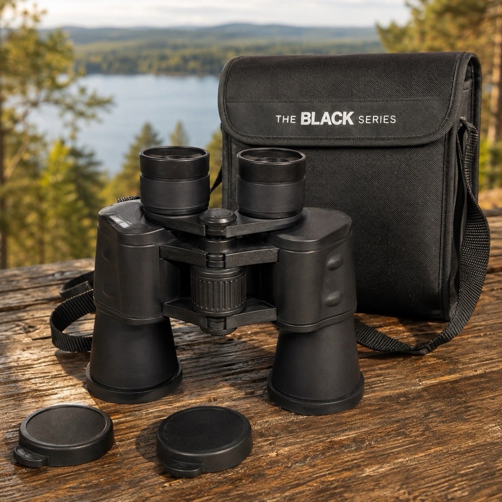 7x50 Binoculars Coated Optics 297ft/1000yd Birding Hunting w Case & Caps